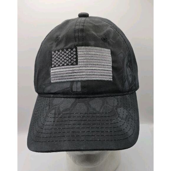 Outdoor Cap Strapback Cap Kryptek Obskura Nox Camouflage USA Flag Camo Hunt Hat - Picture 1 of 9